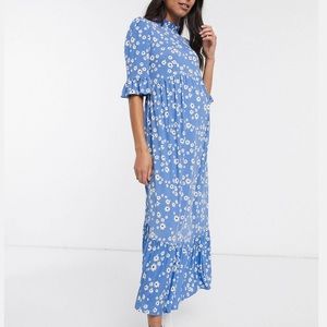 ASOS Design Maternity Daisy Smock Dress Size 4